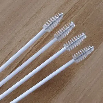 10 tükki trahvi hambaniiti kinni bambusest pintsel kinni suuhooldusvahendid puhtad hambad puhtad piima pudel õled toidu jäätmed hambaork