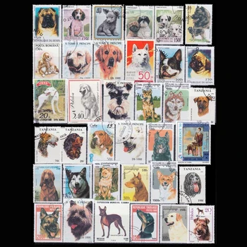 100 Suurtele Erilist Margid Erinevad Välis-Koerad kasutatud päris Vintage Postmargid Stempel Templid Scrapbooking Templid