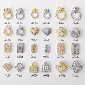 10tk/palju Diamond Ring Armastus Tsirkoon Kristallid Sulam, Kive ja Ehteid Nail Art Kaunistused Küüned Tarvikud Võlusid Tarvikud