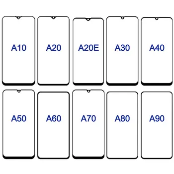 10tk/palju Samsungi Galaxy A10 A20 A30 A40 A50 Touch Ekraan Ees Klaasist Paneel, Puutetundlik LCD Välimine Ekraan Objektiivi A30 A50 A40