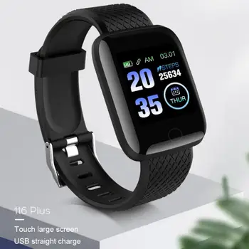 116 Pluss Smart Watch Fitness Käevõru, Värvi Ekraan, Südame Löögisagedus, vererõhk Järelevalve Kasutada IP67, Veekindel Sport Smart Kellad