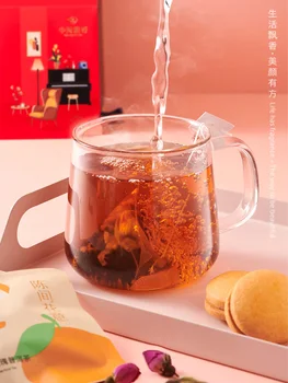 (12 maitsed) puu tee, virsik,jasmiin tee, krüsanteem, Pu ' er tee kott, valge tee, roosi tee, teepakike