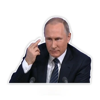 13cm x 10.3 cm Vladimir Putin Venemaa President Camper JDM Decal Mood Oklusioon Nullist Auto Graffiti Kleebis
