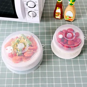 1tk Plastikust Ohutu Vent Köök Tööriistad Mikrolaineahjus Toidu Kate Selge Kaane Kodu Aksessuaarid