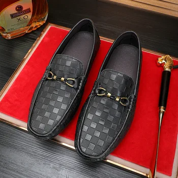 2021 uus kevad meeste vabaaja jalatsid mugavuse meeste nahast pehme põhjaga hingav tõusulaine kingad äri kingad