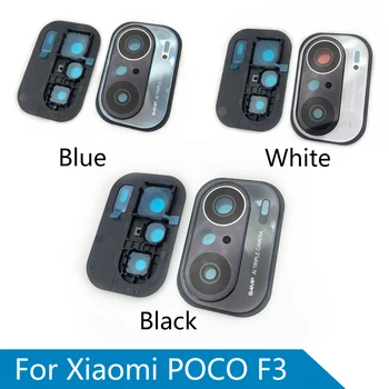2tk/Lot，Jaoks Xiaomi Mi 11 Lite / Poco F3 / Mi 10 Lite Eluaseme Tagasi Tagumine Kaamera Klaas Objektiivi Kate Raami Omanikule Ahesive