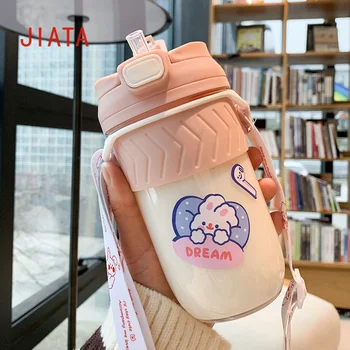 350ml 500ml INS korea versiooni Portable Piima Klaasist Armas Topelt Juua Tass Vett Tassi Poiss Naiste Kohvi Tassi