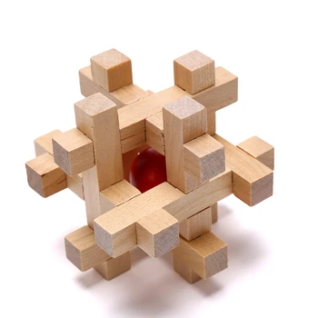 3D Puzzle Puidust Mänguasjad Kongming Luban Lukk Mänguasjad Täiskasvanutele Intellektuaalse Puidust Blokeerimine Burr Mõistatusi Mängu Mänguasjad Täiskasvanutele Lapsed