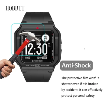 3tk HD Selge Nano Anti-shock PET-Kile Puhul Zeblaze Ares SmartWatch Screen Protector Anti-Scratch Vesi-tõend Film Ei ole Klaas