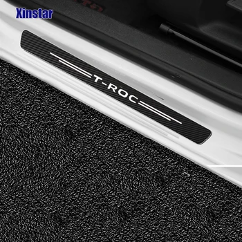 4tk Carbon Fiber Kleebis Auto Volkswagen TROC T-ROC