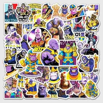 51Sheets Thanos Cartoon Doodle Kleebis Pagasi Vee Tassi Sülearvuti Auto Kitarri Kaunistamiseks Kleebis Laste Klassikaline Mänguasjad