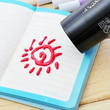6tk/Palju 3D Popkorni Pen set DIY Loominguline Kirjatarvete Magic Pop-Up Pen Scrapbooking Album Dekoratiivset Maali Tööriist 3