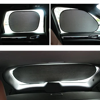 6tk/Set Auto Esiklaas Päikese Vari Katab Auto Esi-tagaklaasi Päikesevarju Külje Akna UV Kaitse Kilp päikesesirm Protector