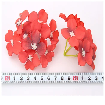 8cm Imitatsioon Hydrangea Pea Sen Stiilis Kodu Kaunistamiseks Silk Võltsitud Lilled Pulmad Tabel Pool DIY Käsitöö tehislilled