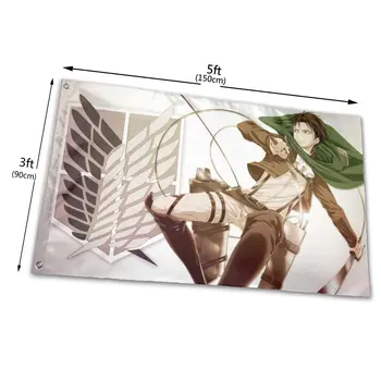 90x150cm Rünnak Titan Plakatid Jaapani Anime Selge, Elutoamööbel Kohvik Kodu Kaunistamiseks Lipp