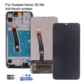 Algne Jaoks Huawei Honor 20 Lite LCD Ekraan Puutetundlik Digitizer Au 20 lite Screen LCD Ekraan Telefon Osad