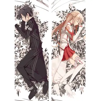 Anime Mõõk Art Online-Padi Kaane Kirito Yuuki Asuna Kirigaya Suguha Dakimakura Juhul kahepoolne Voodi Kallistamine Keha Padjapüür