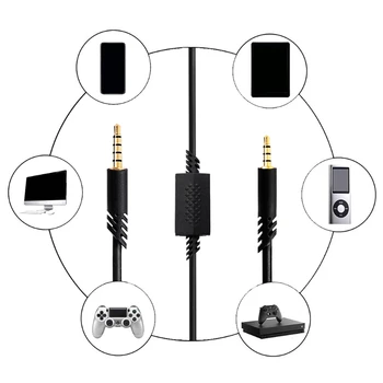 Asendamine Kõrvaklapid Audio - Kaabel Logitech Astro - A10/30/40 Mikrofoniga Kontrolli Gaming Headset Tarvikud