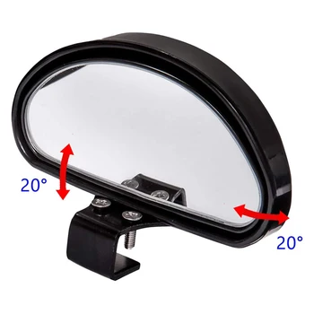 Auto Esiistmed Ajastiga lainurk Rearview Mirror Blind spot peegel Kumer Klaas välispeegel, Ajastiga Parkimine Viide Peegel
