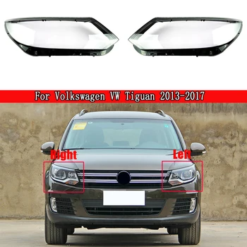 Auto Esilaterna Hajuti Klaasist Esituled Katta Läbipaistva Lampshades Shell Maskid Volkswagen VW Tiguan 2013 2016 2017