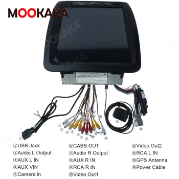 Auto GPS Navigatsiooni raadio-magnetofon headunit Multimeedia mängija Dodge Durangos 2012+ Tesla stiilis Android 9.0