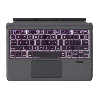 Bluetooth-Klaviatuuri Microsoft Surface Minna 2 Magnet Slim 7-Värvi LED Taustavalgustusega clavier tastiera teclado sõrme juhatus