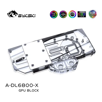 Bykski 6800 GPU vesijahutus Block DATALAND Radeon RX 6800 Seeria, Graafika Kaart Vedelik, Külmik, A-DL6800-X