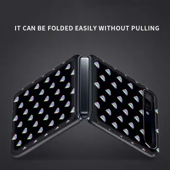 Crystal Lahe Diamond Telefoni puhul Samsungi Z Klapp Fundas Galaxy Z Klapp 5G kõvakaaneline, Kokkuklapitavad Tagaistme Coque Mood Capa Kest