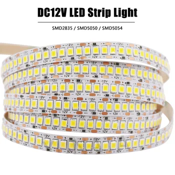DC12V LED Valgus 5050 RGB Paindlik Led Lint Lint 2835 5054 Veekindel Teip Diood 60/120 LED Riba String Punane/Roheline/Sinine