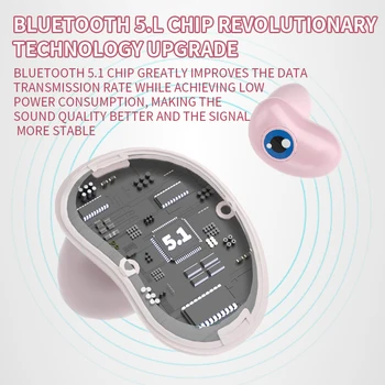 E6 TWS Traadita Kõrvaklapid Bluetooth 5.1 Kõrvaklapid sport Earbuds Peakomplekt Koos Ühe nupuvajutusega Kontrolli IOS/Android Universal
