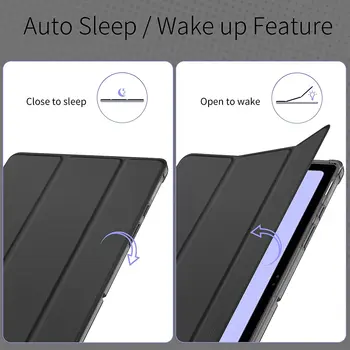 EasyAcc Case for Samsung Galaxy Tab A7 10.4 TPÜ Magnet Trifold karpi Auto Sleep ja Wake jaoks SM-T500 T505 T507 2020
