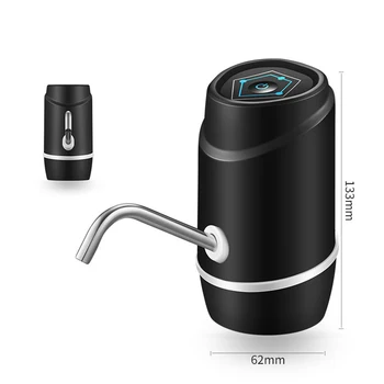 Elektri Vee Pump Pudel Laadimine USB Jaotur, Automaatne veepump Kodu Gallon Joogivee Pudel Lüliti Traadita veepumbad