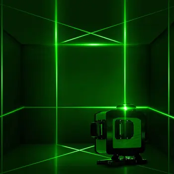FASGet 4D 16 Line Laser Taset 360 Horisontaalne Vertikaalne Risti Light Laser Tasandil Füüsilisest Tasandamine Meetme Super Võimas Laserkiir