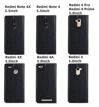 Flip Naha Puhul Xiaomi Redmi 4 4X 4A Etui Magnet Rahakott Raamat Kaardi Omanik Seista Telefon Kate Redmi Lisa 4 4X Coque