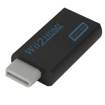 Full HD 1080P Wii HDMI-ühilduva Konverteri Adapter Wii2HDMI-ühilduv Converter 3,5 mm Audio-ARVUTI HD-Monitoril