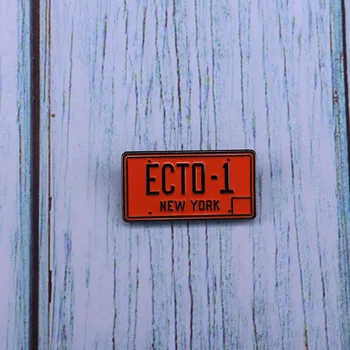 Ghostbusters Ecto-1 Numbrimärk Rinnamikrofon Pin-Koodi