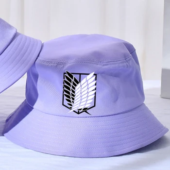 Hot Anime Rünnak Titan Logo Kopp Müts Casual Fashion Päikesekaitsetoodete Unisex Müts