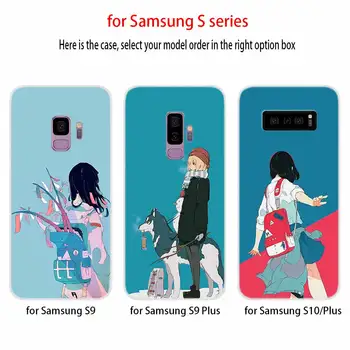 Jaapani stiilis Riided Fashion Tüdrukud Soft Cover For Samsung Galaxy S7 Serv S8 S9 S10 S11 S20 S21 Pluss Lite E Ultra Juhul