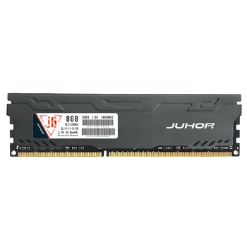 JUHOR Ram 8GB 1600Mhz DDR3 Memoria Desktop Dimm Mälu jahutusradiaator