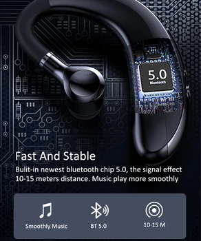 Juhtmevabad Bluetooth Stereo Kõrvaklapid Äri Kõrvaklamber Peakomplekti Koos Mic-vabad Auriculares Bluetooth Kõrvaklapid Nutitelefoni