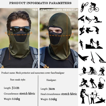 K128 Näo Mask Meeste Suvel Väljas Meeste Päikesekaitsetoodete Headscarf Ratsutamine Mask Mootorratta Bike Tolmukindel Peakate, Hingav Silk