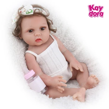 KAYDORA Uuestisündinud Baby Doll 48cm Realista Täielik Vinüül Keha Uuestisündinud Beebi Nukud Lapsed Vann Esita Mänguasjad Sünnipäeva Kingitused