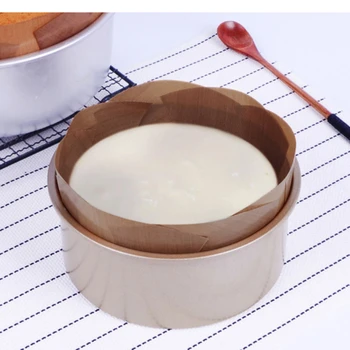 Koogi Küpsetamine-Padi Lihtne Kasutada Hallituse Kook Mati Kook Tina Liner Non-stick For Baking Pan Leht Khaki Ring Kook Matid