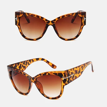 Lady Cat Eye Päikeseprillid Kalle Läbipaistev Liiga Luksus Päikeseprillid Leopard Tee Värvi Prillid Classic Vintage Päikeseprillid