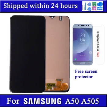 LCD Samsung GALAXY A50 Ekraani A505 A505F A505FN A505GN A505FM LCD-Asendamine Touch Screen Digitizer Assamblee