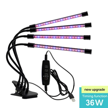 LED Grow Light USB Füto Lamp on Veekindel Täieliku Spektri Kasvada Telk Täielik Komplekt Phytolamp Taimede Seemned Lilled Siseruumides Kasvada Box
