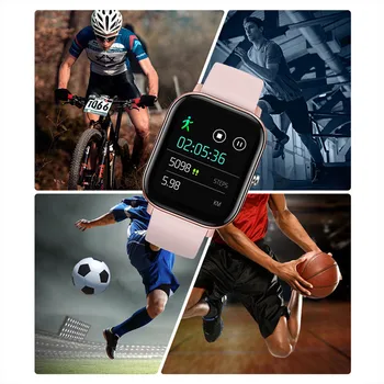 LIGE 2020. aasta Uus Mood Vaata Naiste Fitness Tracker IPX7 Veekindel Android ja ios LED Full Touch Screen Luksus Sport Olge Mehed