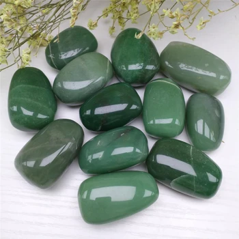 Looduslik poleerimine roheline kvarts aventurine palm kivi crystal paranemiseks kingitused