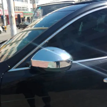 Lsrtw2017 Auto Rearview Mirror Cover Protector Stiil Chrome Jaguar E-TEMPO F Tempo 2018 2019 2020 2021 Tarvikud Auto Osad