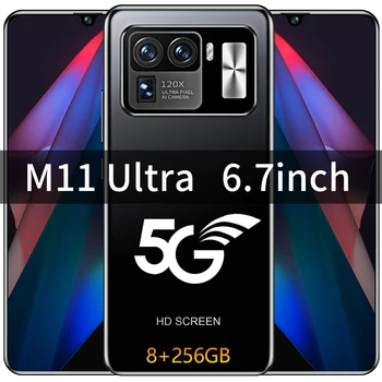 M11 ultra 2021 viimane 6.7-tolline 10-core 256/512G 6800mah pikk aku eluiga sõrmejälje ava 16/32MP globaalne versioon piirideta s